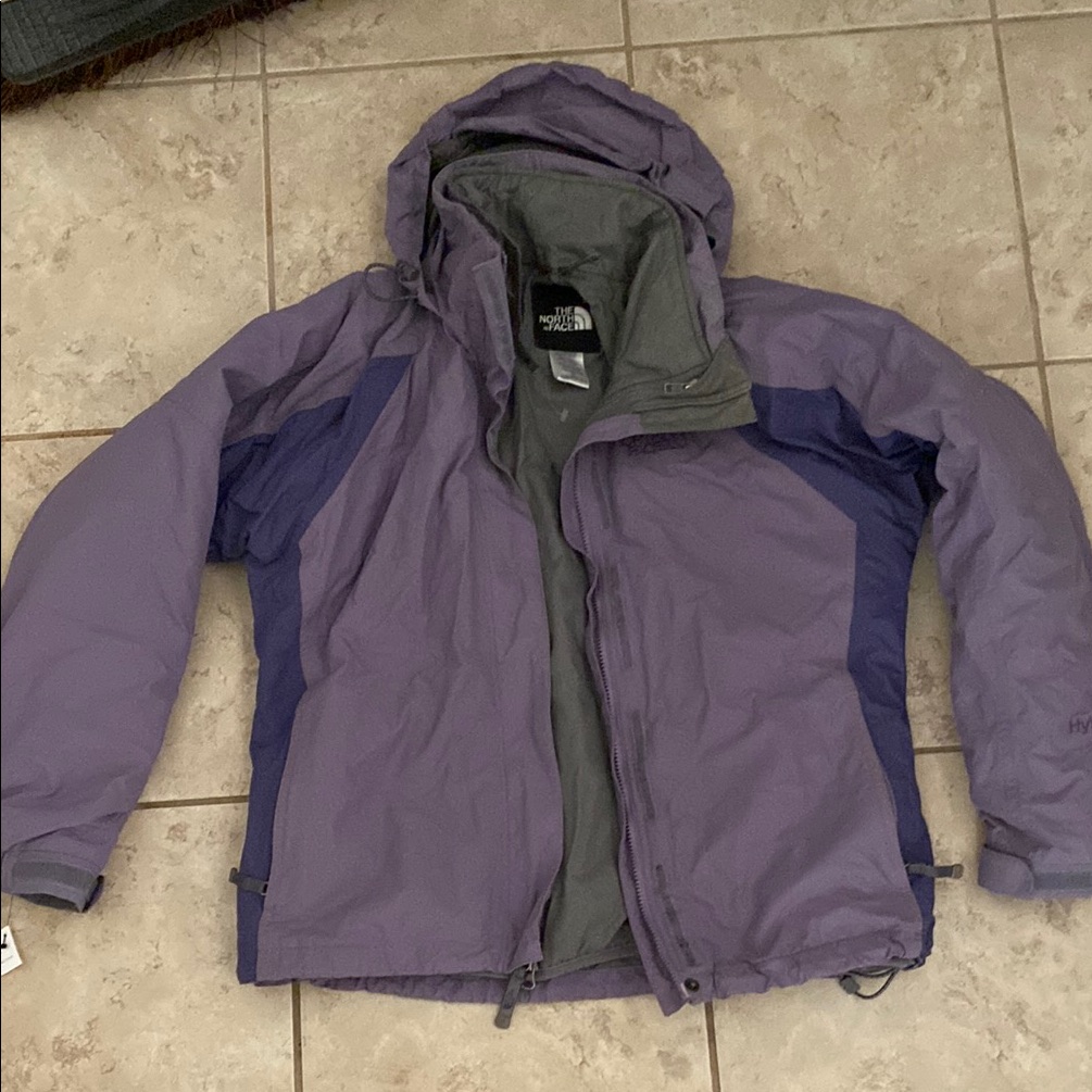 The North Face Purple Double Jacket Sz M